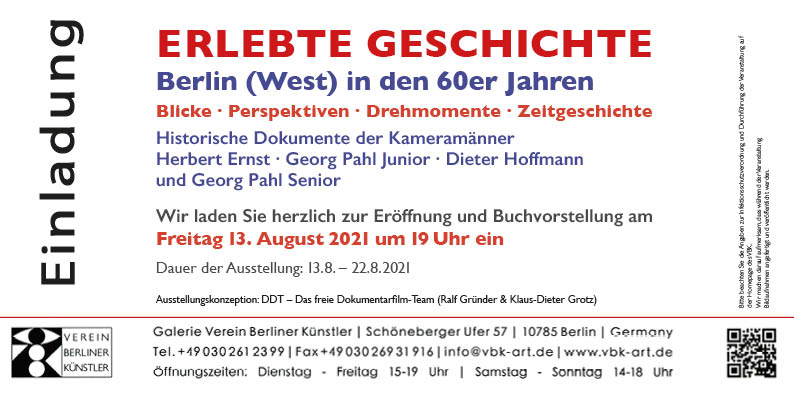 Flyer zur Exhibition: Berlin (West): Erlebte Geschichte